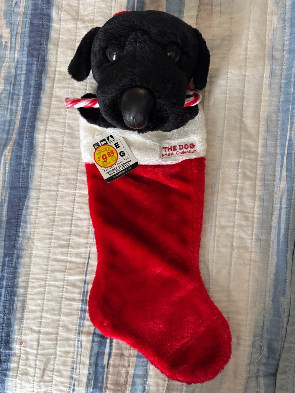 Black Lab Stocking